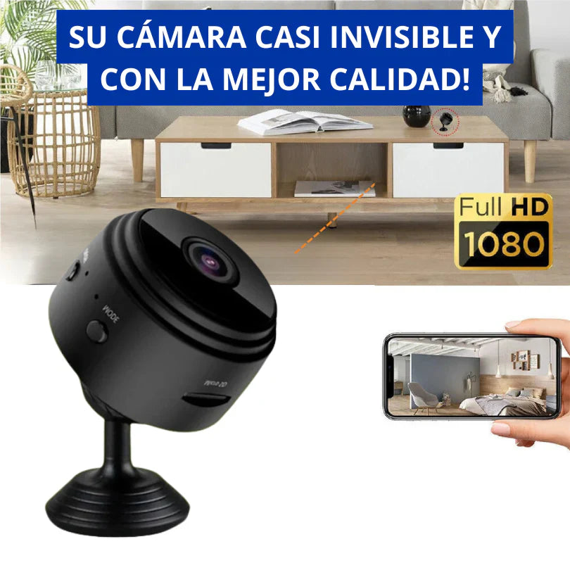 Mini Cámara Espía PREMIUM + Regalo Sorpresa [1080P ULTRA HD] 