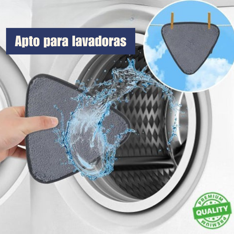 FácilMop™ - Fregona autoescurrible, limpia sin esfuerzo + 10 recambios GRATIS