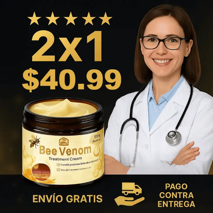 ✨Bee Venom Treatment Cream | 🎁 Paga 1 - Lleva 2 😍